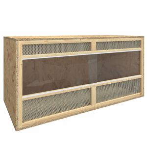 vidaXL Terrarium 100x47x47 cm bewerkt hout