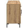 vidaXL Dressoir met lade Artisan Eiken 100 x 36 x 60 cm Bewerkt hout