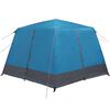 vidaXL Huisje Tent met dak met opslag Blauw 400 x 350 x 212 cm