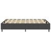 vidaXL Boxspringframe stof grijs 160x200 cm