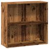 vidaXL Boekenkast 80x30x77 cm bewerkt hout oud houtkleurig