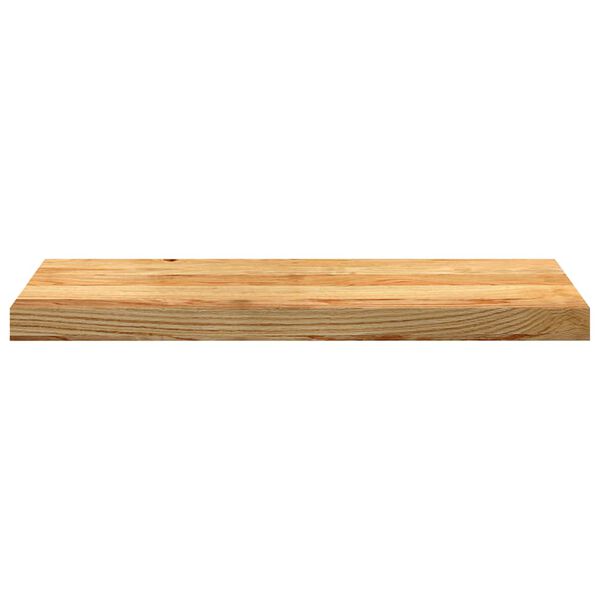 vidaXL Vensterbanken 2 st 70x30x2 cm massief eikenhout lichtbruin