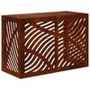 vidaXL Airconditioner hoes Roestkleurig 90 x 40 x 60 cm weervast staal