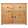 vidaXL Dressoir Panama Range 93x40x80 cm massief grenenhout