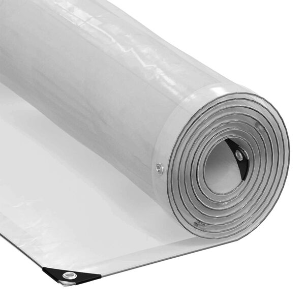 vidaXL Zeil met Oogjes Doorzichtig 3 x 3 m Polyetheen