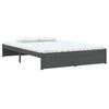 vidaXL Bedframe massief hout grijs 140x200 cm