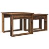 vidaXL Koffietafel Set 2 pcs Oudhout Bewerkt hout