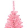 vidaXL Kerstboom met 150 LED met standaard Roze 150 cm PVC