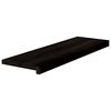 vidaXL Traptreden 16 st 80x25x2 cm massief eikenhout donkerbruin