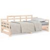 vidaXL Slaapbank uitschuifbaar massief grenenhout 2x(80x200) cm