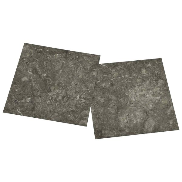 vidaXL Vloerplanken 55 pcs Grijs 5,11 m&sup2; PVC