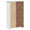 vidaXL Badkamerkast met plank VIGO Wit en Antiek Wit 68 x 34 x 110 cm