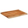 vidaXL Tafelblad rechthoekig natuurlijke rand 90x60x2,5 cm acaciahout