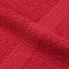 vidaXL Handdoeken 10 st FROGN 50x100 cm 100% katoen rood