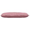 vidaXL Rugkussen Roze 100 x 50 cm Cordstof