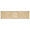 vidaXL Vloerkleden Wit 80 x 400 cm Jute