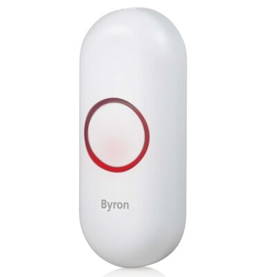 Byron Draadloze deurbelset met 2 bellen wit