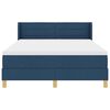 vidaXL Boxspringbed met matras Blauw 200 x 160 cm Polyester