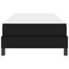 vidaXL Bedframe met matras Zwart 90 x 200 cm Stof