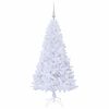 vidaXL Kunstkerstboom met 150 LED Wit 150 cm PVC en staal