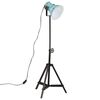 vidaXL Vloerlamp 25 W E27 35x35x65/95 cm verweerd blauw