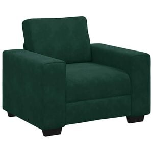 vidaXL Sofastoel Donkergroen 100x77x82 cm Fluweel