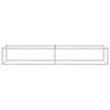 vidaXL Bedframe zonder matras 100x200 cm wit