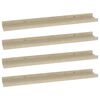 vidaXL Wandschappen 4 st 60x9x3 cm sonoma eikenkleurig