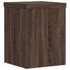 vidaXL Plantenstandaards 2 st 15x15x20 cm bewerkt hout bruin eiken