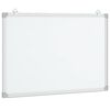 vidaXL Whiteboard magnetisch 80x60x1,7 cm aluminium