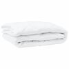 vidaXL Dekbed met kussen 3 pcs Wit Microfibre