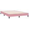 vidaXL Bedframe zonder matras 160x220 cm fluweel roze