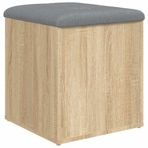 vidaXL Opbergbank Sonoma Eiken 42x42x45 cm Bewerkt Hout