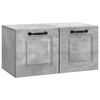 vidaXL Wandbeugel TV-kast Betongrijs 59,5 x 31 x 30 cm Bewerkt hout