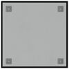 vidaXL Magneetbord wandgemonteerd 40x40 cm gehard glas zwart