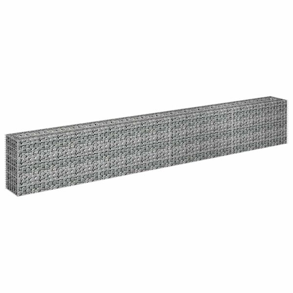vidaXL Gabion plantenbak verhoogd 360x30x60 cm gegalvaniseerd staal