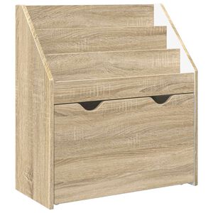 vidaXL Kinderen Boekenkast Sonoma Eiken 60 x 29,5 x 69 cm Bewerkt hout