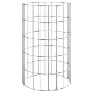 vidaXL Gabion paal rond &Oslash;30x50 cm gegalvaniseerd staal