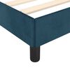 vidaXL Bedframe zonder matras 120x190 cm fluweel donkerblauw
