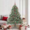 vidaXL Kunstkerstboom met 300 LED Groen 180 cm PVC en Plastic en Staal