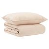 vidaXL Dekbedset 2 st 135 x 200 cm Zomer 850 gsm Beige