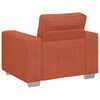 vidaXL Sofastoel Rood Oranje 100x77x82 cm Corduroy Stof