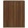 vidaXL Dressoir 60x30x75 cm bewerkt hout bruin eikenkleur