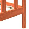 vidaXL Bedframe Wasbruin 205,5 x 155,5 x 100 cm Massief grenenhout