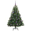 vidaXL Kunstkerstboom met 150 LED met standaard Groen 150 cm PE en PVC