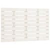 vidaXL Hoofdbord wandmontage 81x3x63 cm massief grenenhout wit