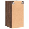 vidaXL Wandkast met glazen deuren 35x37x68,5 cm bruineikenkleurig