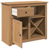 vidaXL Dressoir met lade Panama 93x40x80 cm massief grenenhout