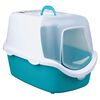TRIXIE Kattenbak Vico turquoise en wit
