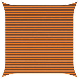 vidaXL Zonneschaduwzeil Oranje en Bruin 4 x 4 m 100% Polyester Oxford